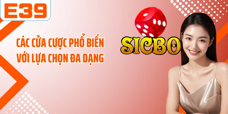 Các cửa cược phổ biến với lựa chọn đa dạng